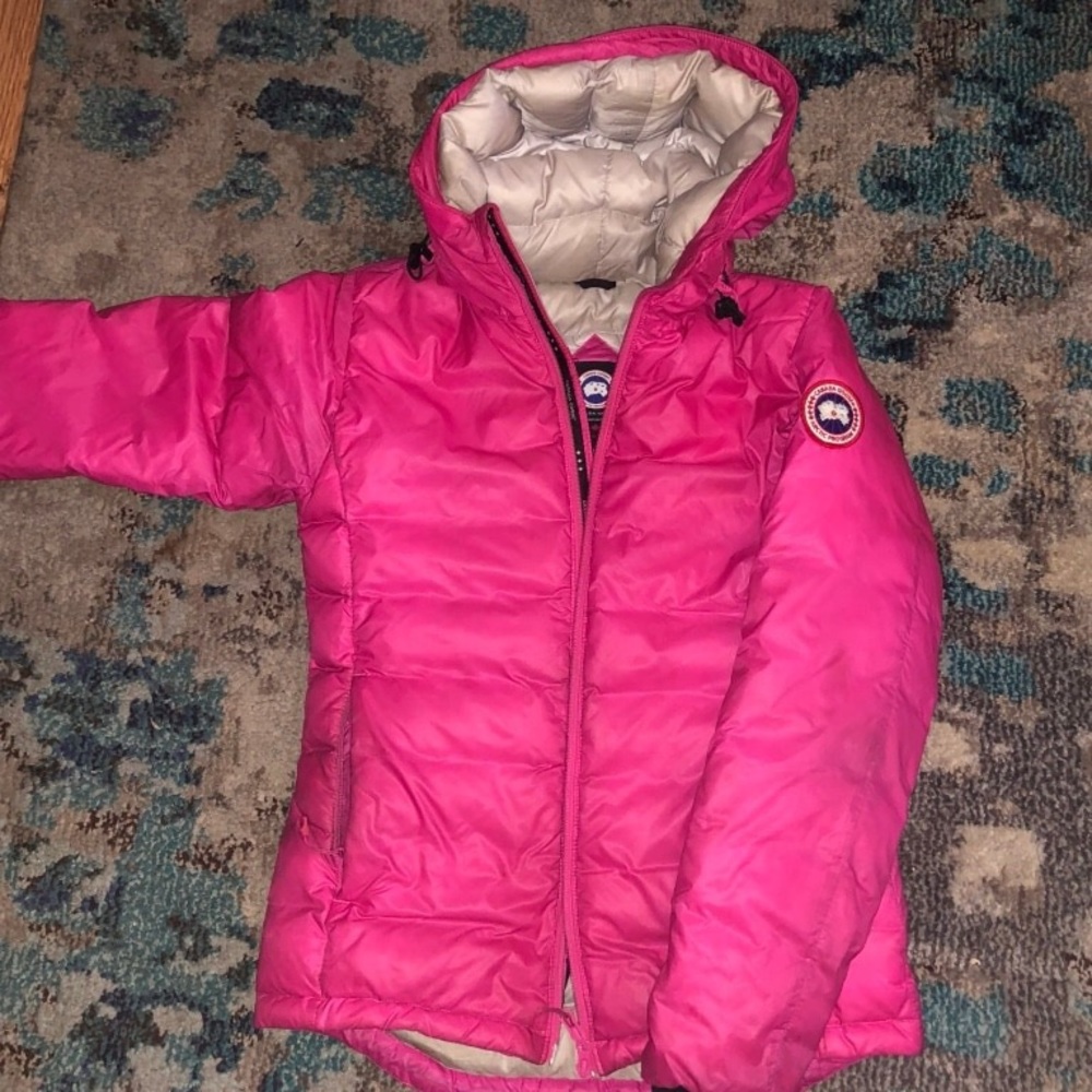 Canada Goose Pink Bubble Coat